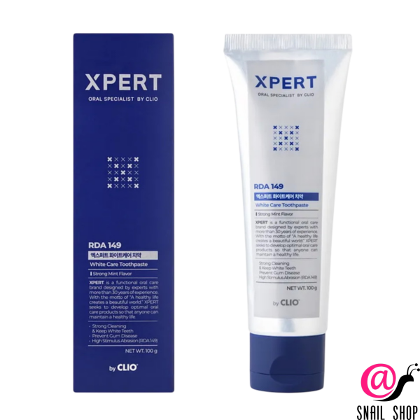 CLIO Зубная паста Xpert White Care Toothpaste (ЧЗ)