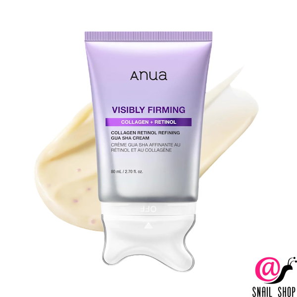 ANUA Крем-гель для лица и шеи Visibly Firming Collagen Retinol Refining Gua Sha Cream