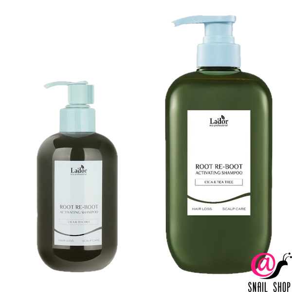 LADOR Шампунь для волос против выпадения Root Re-boot Activating Shampoo Cica & Tea Tree (ЧЗ)