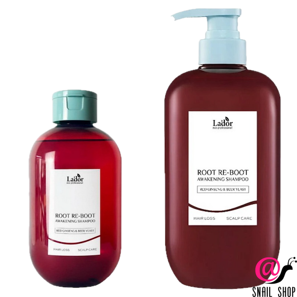 LADOR Шампунь с женьшенем для роста волос Root Re-Boot Awakening Shampoo Red Ginseng & Beer Yeast ЧЗ