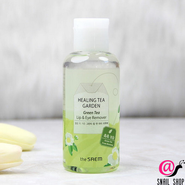 THE SAEM Средство для снятия макияжа с глаз и губ Healing Tea Garden Green Tea Lip & Eye Remover ЧЗ