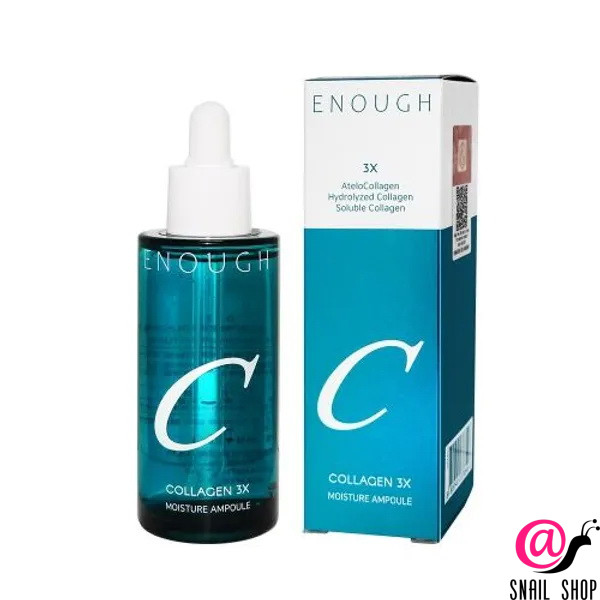 ENOUGH Ампульная сыворотка с тройным коллагеном Collagen 3X Moisture Ampoule