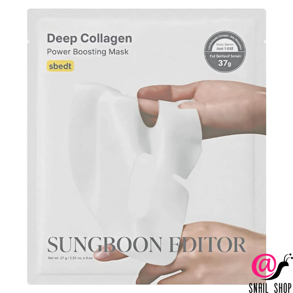 SUNGBOON Коллагеновая маска для упругости и сияния кожи Editor Deep Collagen Power Boosting Mask