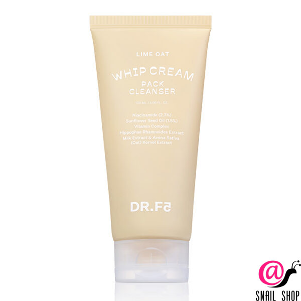 DR.F5 Очищающая пенка-маска с лаймом Whip Cream Pack Cleanser Lime Oat 120мл
