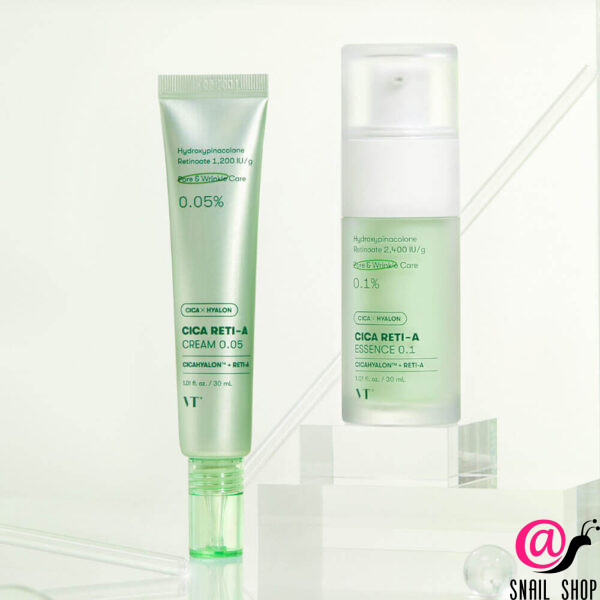 VT Cosmetics Легкая бустер-эссенция с ретинолом и центеллой Cica Reti-A Essence 0.1