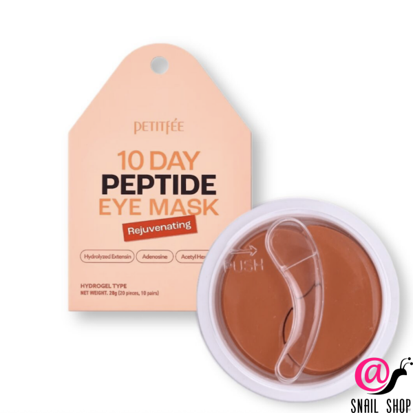 PETITFEE Гидрогелевые патчи для кожи вокруг глаз 10Day Peptide Eye Mask Rejuvenating
